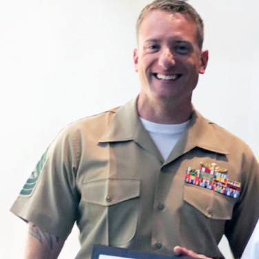 Presented to MSGT Brian S. Geraghty