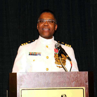 Presented to CDR James W. Adkisson III